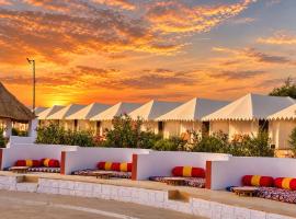 Emirates Jaisalmer Desert Camp, hotel Dzsaiszalmerben