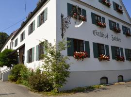 Gasthof Zahler, hotelli, jossa on pysäköintimahdollisuus kohteessa Röfingen