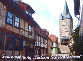 Ferienwohnung unterm Schreckensturm, 4-star hotel in Quedlinburg