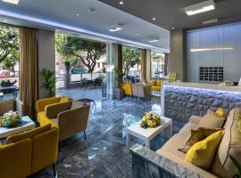 Olympia Hotel, hotel s parkov&aacute;n&iacute;m ve městě Kos