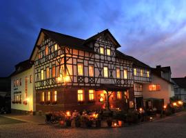 Landhotel Zur Grünen Kutte、Bernshausenの格安ホテル