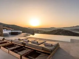 Villa Amra - Secluded Mykonos Haven with Sea Views, Heated Pool, Gym & Hammam