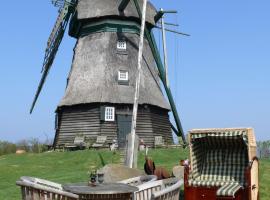 Beautiful authentic mill with large garden、Wangelsのホテル