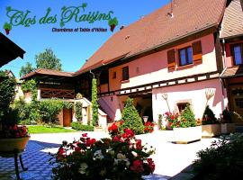 B&B Le Clos des Raisins, hotel v mestu Beblenheim