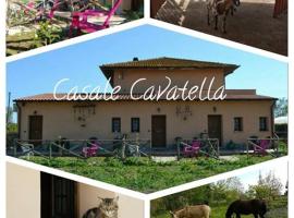 Casale Cavatella, отель в городе Сермонета, рядом находится Сады Нинфа