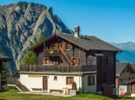 Gruppenhaus im Walliser Alpstyle, hostel en Rosswald