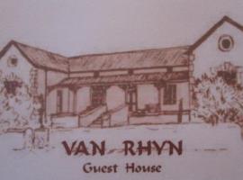 Van Rhyn Guest House, hotel in Vanrhynsdorp