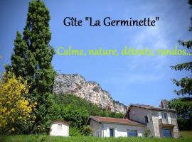 Gite La Germinette, hótel með bílastæði í Plan-de-Baix