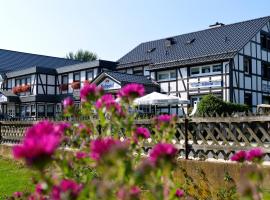 Wellness-Gasthof-Cafe Nuhnetal、フランケンベルクの駐車場付きホテル