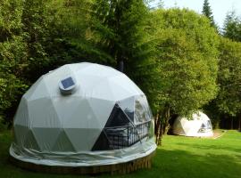 Inver Coille Campsite, luxury tent in Fort Augustus