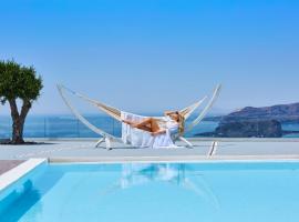 Thermes Luxury Villas And Spa, hotel que accepta animals a Megalokhori