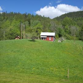 Lunde में, होटल Eidsfoss slusevokterbolig