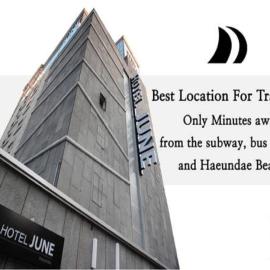 Hotel JUNE Haeundae, hotel i Busan