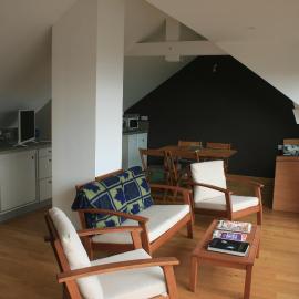 Appartement vue mer avec piscine intérieure, Hotel in Larmor-Plage