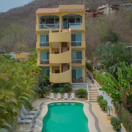 Bungalows Arena Dorada, hotell i Zihuatanejo
