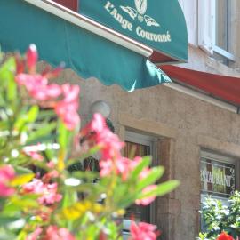 Logis Hotel L'ange Couronne، فندق في بيللفيل سور-ساون