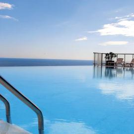 Appt clim 5 personnes vue mer piscine Costa Plana Cap d'Ail Monaco