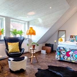 Studio på loftet i två plan, hotel a Sankt Olof