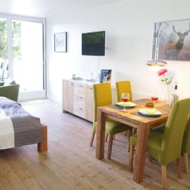 Harzgrün 1 - Ruhiges Apartment mit großem Balkon & Grill