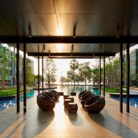 Lumpini Park Beach Chaam D302, hotel in Ban Sahakham