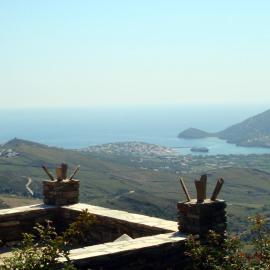 Villa Pergola Andros, hotel a Gavrion