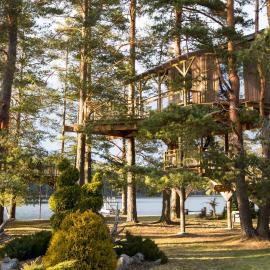 Treehouse Čiekurs, hotel a Duķuri