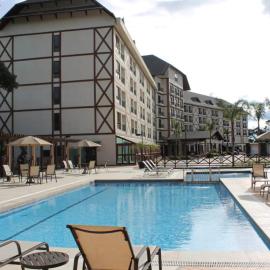 Flat em Vista Azul Hotel