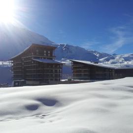 Arc 2000 -location Appartements et de 1 studio avec balcon, vue, ski in off, Wi-Fi