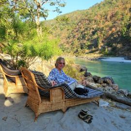 Samira's Birds & Butterflies Park-Spashram Ganga Beach Retreat, hotel sa Rishīkesh