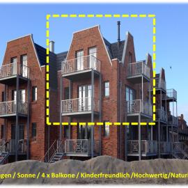 Loft 270° im Kapitänshaus Wangerooge – hotel w mieście Wangerooge
