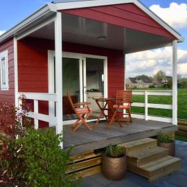 Friesland-cottage, hotel Molkwerum városában