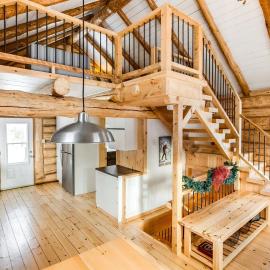 Le log home - Locations du sommet, hotel di Saint Adolphe D'Howard