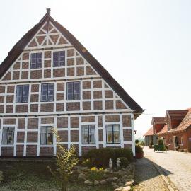 Ferienwohnungen auf dem Carlshof in Jork - Altes Land, viešbutis mieste Jorkas