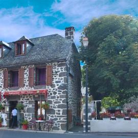 Hotel De La Poste, khách sạn ở Saint-Martin-sous-Vigouroux
