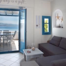 JUST BLUE with amazing Sea Views in Piso Livadi, hotel in Piso Livadi