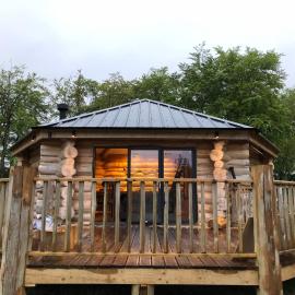 Coed y Marchog Woodland Retreat、ヘレフォードのホテル