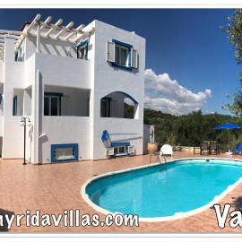 Villa Varvara in Almyrida slechts 350m vanaf het strand - Auto huren niet nodig - Gratis Samariakloof