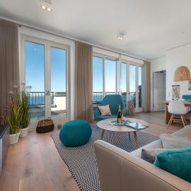 Meerblick-Suite "View" im FIRST Sellin