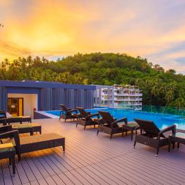Cute Studio in Aristo Beach condo - 7 min walk to Surin Beach, construction view、スリンビーチのホテル