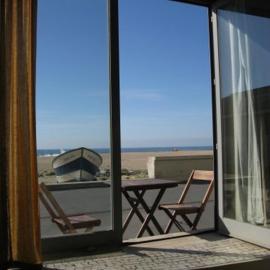 One step from the beach, praia da Aguda
