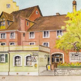 린다우에 위치한 호텔 Hotel Gasthof Inselgraben garni