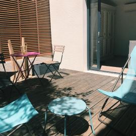 studio avec exterieur, hotel u gradu Eyragues