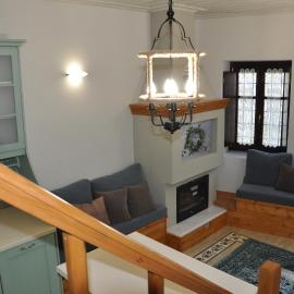 Apostolia's Small House Bed and view
