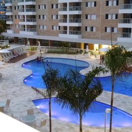 Jd. S. Lourenço - Riviera - Novo, 3 dorm, AC, 300m do mar, serviço de praia