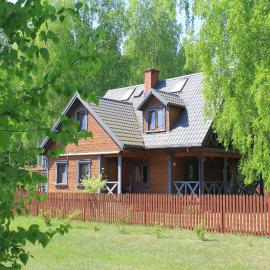 Żubrowe Sioło - dom na wyłączność z gorącą balią i sauną