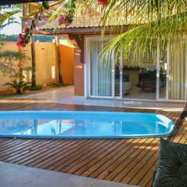 Casa de beira mar com piscina, hotel em Coruripe