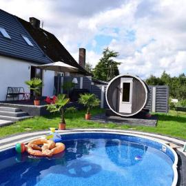 Las, woda i przygoda - dom z sauną i basenem