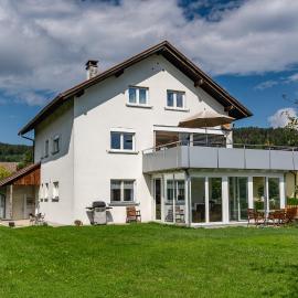 Ferienwohnung Metzler - Blick auf die Berge, hotel Göfisban