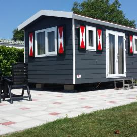 Tinyhouse de tuinfluiter, хотел в Geldtienden