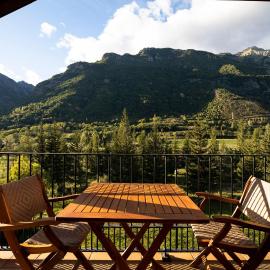 Inmocyma Abetal grandes vistas, con piscina-Linsoles- Benasque，位于贝纳斯克的酒店